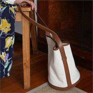 Genuine Leather Tote Bag With Strap
