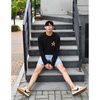 Star-printed Loose-fit T-shirt