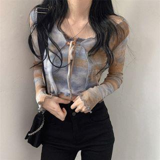 Set: Ruffle Trim Jacket + Top
