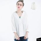 V-neck Loose-fit Blouse