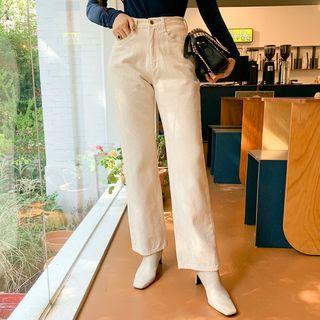 Loose-fit Cotton / Denim Pants