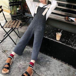 Knit Cropped Wide Leg Jumper Pants