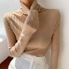 Cowl Neck Plain T-shirt