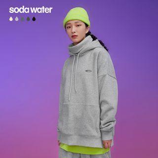 High-neck Loose Hoodie