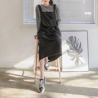 Tie-waist Maxi Jumper Dress