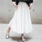 Stitched Flare Skirt White - One Size