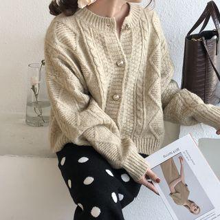 Oversize Knit Sweater Cardigan