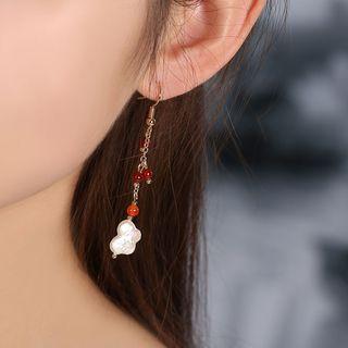 Asymmetric Floral Earrings