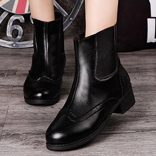 Brogue Short Boots