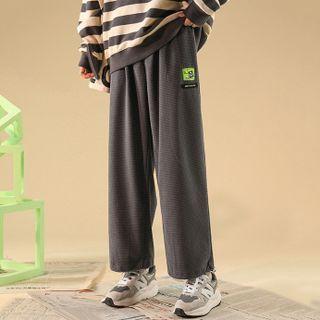 Applique Waffle Pants