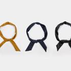 Inset Wire Faux-leather Hair Band