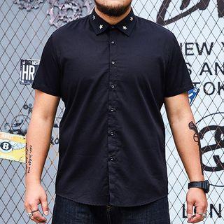 Star Accent Short Sleeve Shirt