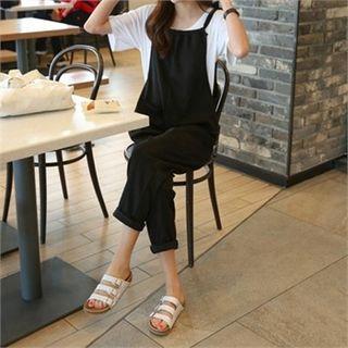 Tie-shoulder Jumpsuit