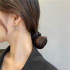 Alloy Hoop Earring 1 Pr - Silver - One Size