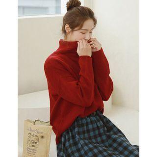 Turtleneck Top & Matching Sweater Set