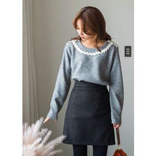 Tall Size A-line Mini Skirt