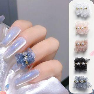 Lace Faux Pearl Nail Art Decoration