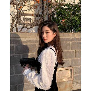 Dali Hotel Sheer Fuzzy Blouse