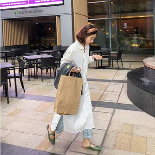 Maxi Cotton Shirtdress