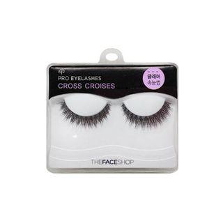 The Face Shop - Pro Eyelashes (#12 Cross) 1pair