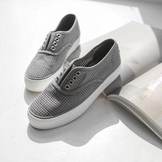 Mesh Canvas Sneakers