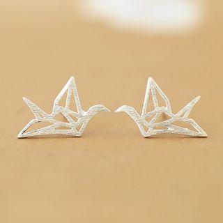 Origami Crane Earrings
