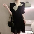 Ribbon Short-sleeve Dress