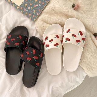 Cherry Slide Sandals
