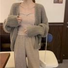 Cable Knit Cardigan / Knit Top