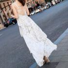 Spaghetti Strap Dip Back Dress