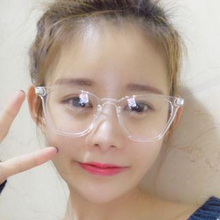 Transparent Square Eyeglasses