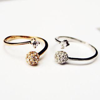Crystal Open Ring