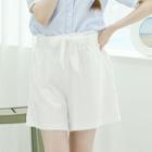 Band-waist Shorts & Sash