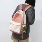 Nylon Color Block Embroidered Backpack