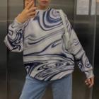 Tie-dyed Oversized Pullover