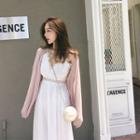 Spaghetti-strap Lace Trim Jumpsuit