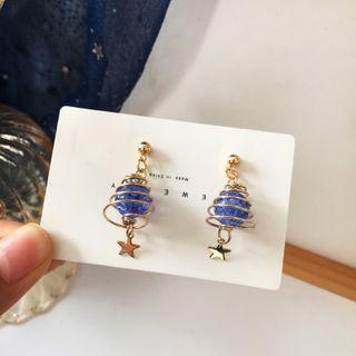 Planet Star Alloy Dangle Earring