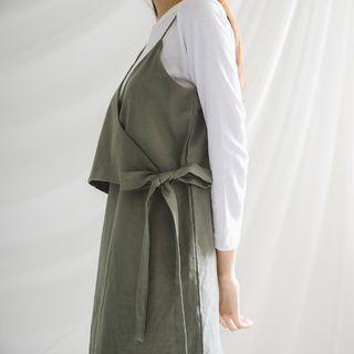 Tie-front Jumper Dress