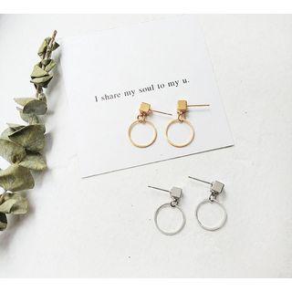 Cubic Hoop Earring