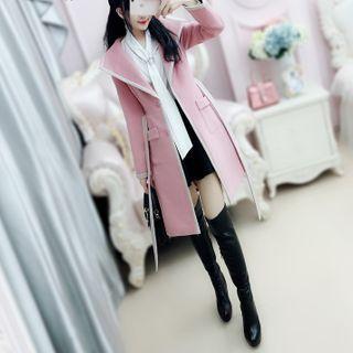 Collared Open-front Coat