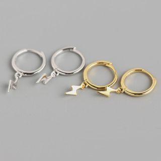 Lightning Hoop Earring