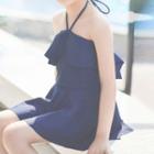 Family Matching Halter Swim Dress