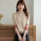 Collared Pattern Sweater