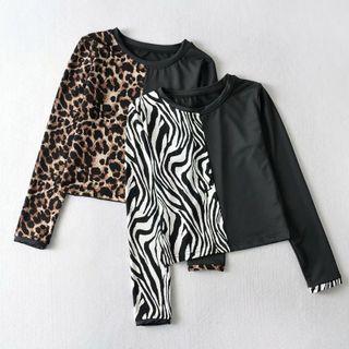 Print Panel Cropped T-shirt