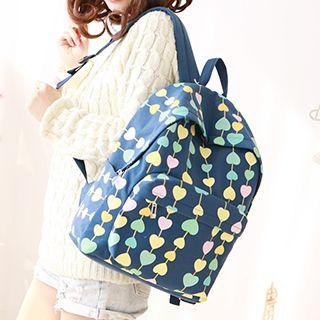Heart Canvas Backpack