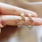 Heart Drop Earring /clip-on Earring