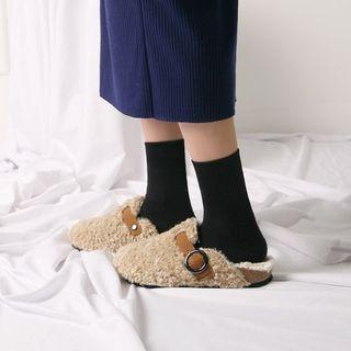 Belted Dumble Clog Sandals