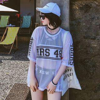 Set: Tank Top + Bottom + Cover Up