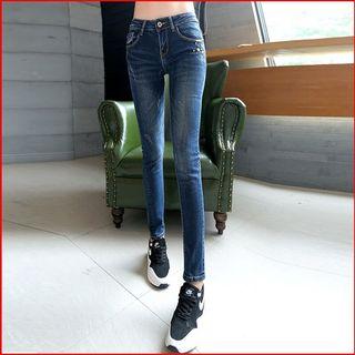 Star Studded Skinny Jeans