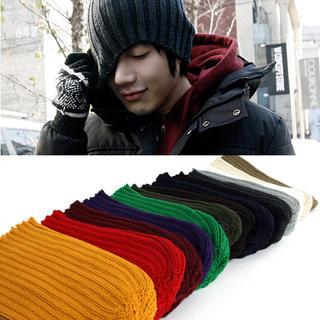 Rib-knit Beanie